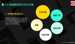 短视频商业变现,开启流量变现新纪元